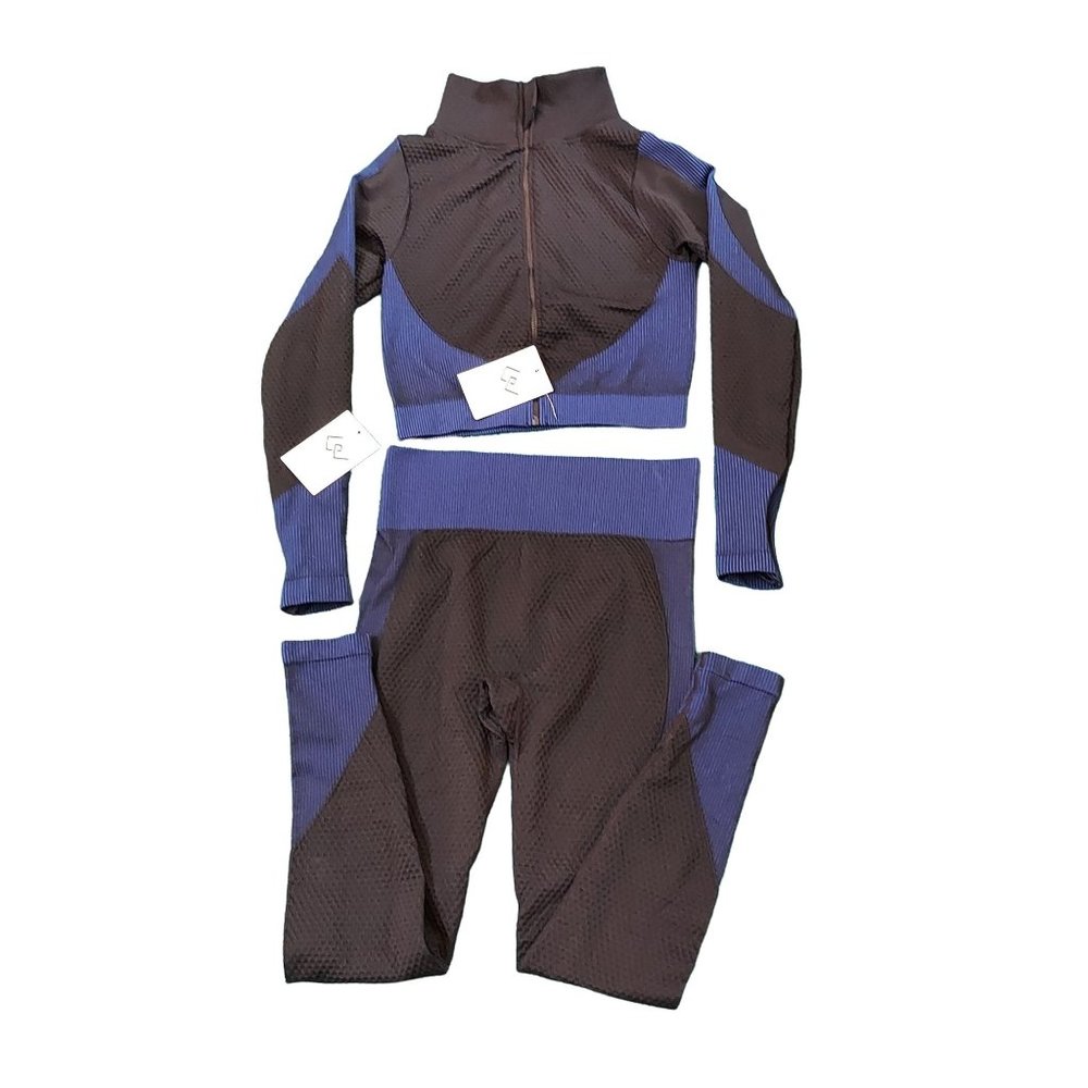 Comfort Labs Sculpt Pro Two Piece Women's Active Wear Sport Set Size Small